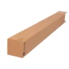 Faltkarton 105 x 105 x 1100 mm, 1 wellig, braun, bedruckt