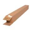 Faltkarton 105 x 105 x 1100 mm, 1 wellig, braun, bedruckt