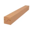 Faltkarton 105 x 105 x 1100 mm, 1 wellig, braun, bedruckt