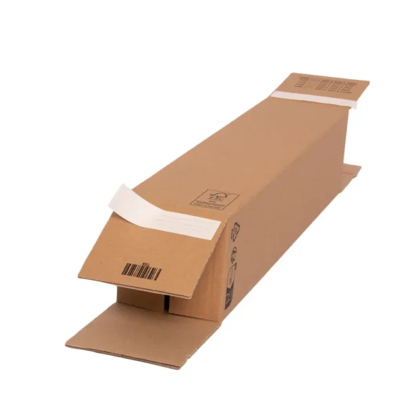 Faltkarton 105 x 105 x 440 mm, 1 wellig, braun