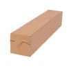 Faltkarton 105 x 105 x 610 mm, 1 wellig, braun, bedruckt