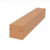Faltkarton 105 x 105 x 700 mm, 1 wellig, braun, bedruckt