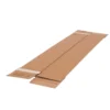 Faltkarton 105 x 105 x 700 mm, 1 wellig, braun, bedruckt