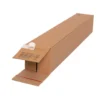 Faltkarton 105 x 105 x 700 mm, 1 wellig, braun, bedruckt