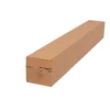 Faltkarton 105 x 105 x 860 mm, 1 wellig, braun, bedruckt