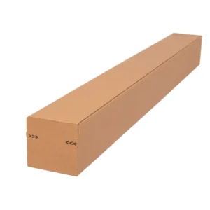 Faltkarton 110 x 110 x 1000 mm, 1 wellig, braun