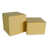 Faltkarton 150 x 150 x 150 mm, 1 wellig, braun