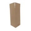 Faltkarton 150 x 150 x 350 mm, 1 wellig, braun, bedruckt