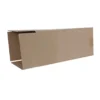 Faltkarton 150 x 150 x 350 mm, 1 wellig, braun, bedruckt