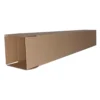 Faltkarton 150 x 150 x 850 mm, 1 wellig, braun, bedruckt