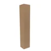 Faltkarton 150 x 150 x 850 mm, 1 wellig, braun, bedruckt