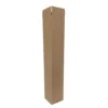 Faltkarton 150 x 150 x 850 mm, 1 wellig, braun, bedruckt