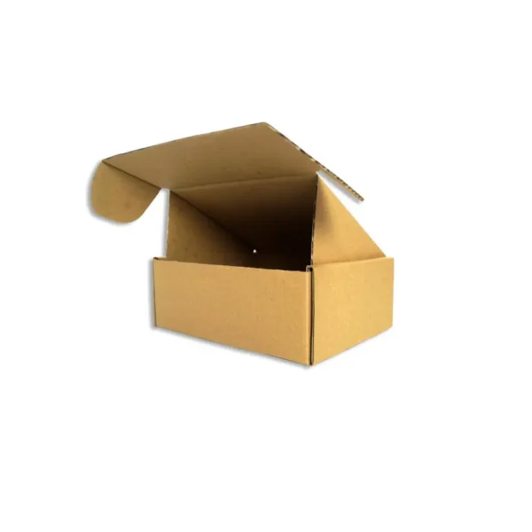 Faltkarton 220 x 190 x 90 mm, 1 wellig, braun, bedruckt