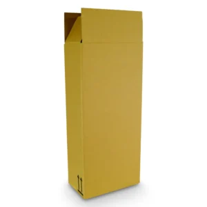 Faltkarton 240 x 130 x 530 mm, 1 wellig, braun, bedruckt