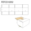 Faltkarton 240 x 130 x 530 mm, 1 wellig, braun