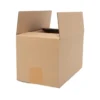 Faltkarton 250 x 150 x 150 mm, 1 wellig, braun, bedruckt