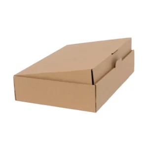 Faltkarton 350 x 250 x 80 mm, 1 wellig, braun, bedruckt