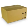 Faltkarton 390 x 290 x 200 mm, 1 wellig, braun, bedruckt
