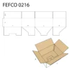 Faltkarton 400 x 300 x 200 mm, 1 wellig, braun