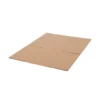 Faltkarton 400 x 300 x 200 mm, 1 wellig, braun, mit Höhenrillungen