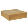 Faltkarton 400 x 400 x 100 mm, 1 wellig, braun
