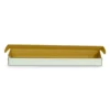 Faltkarton 610 x 50 x 50 mm, 1 wellig, weiß/braun