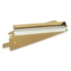 Faltkarton 610 x 50 x 50 mm, 1 wellig, weiß/braun