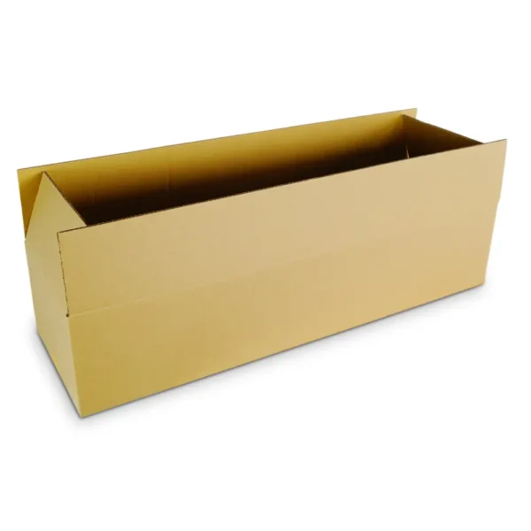 Faltkarton 1000 x 300 x 200 mm, 2 wellig, braun, bedruckt