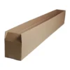 Faltkarton 1600 x 150 x 150 mm, 2 wellig, braun, bedruckt