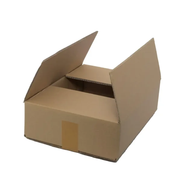 Faltkarton 390 x 280 x 100 mm, 2 wellig, braun