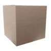 Faltkarton 600 x 600 x 600 mm, 2 wellig, braun