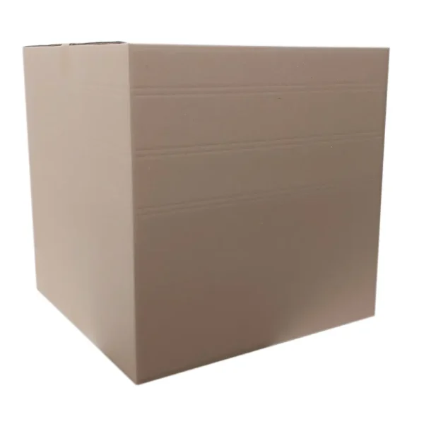 Faltkarton 600 x 600 x 600 mm, 2 wellig, braun