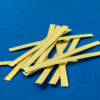 1,000 closure strips for bottom gusset bags in white or gold