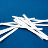 1,000 closure strips for bottom gusset bags in white or gold