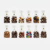 1,000 U-bag closure clips in white or gold