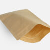 Aluminiumfreie Standbodenbeutel aus braunem Kraftpapier
