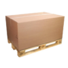 Palettenkarton 1200 x 800 x 580 mm, BC-Welle, braun