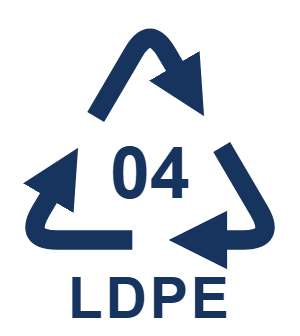 Kunststoffcode 04 LDPE